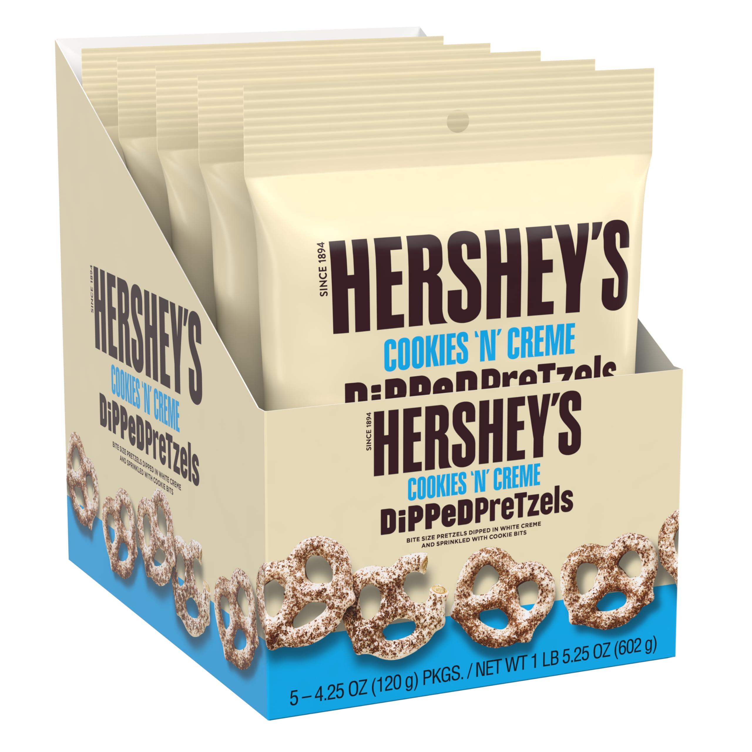 Hershey's Dipped Pretzels Cookies 'N' Creme, 120 g Hershey's
